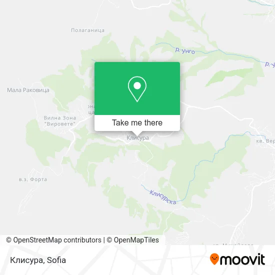 Карта Клисура
