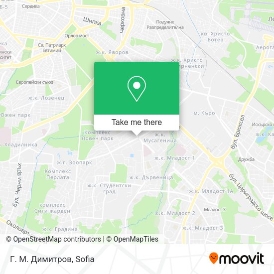 Г. М. Димитров map
