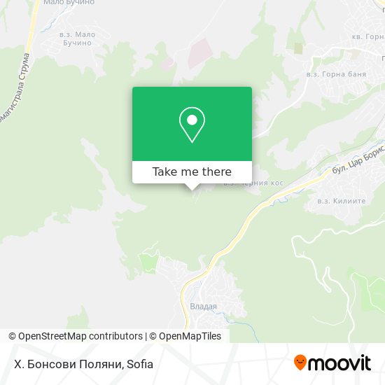 Х. Бонсови Поляни map