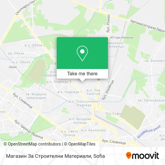 Карта Магазин За Строителни Материали