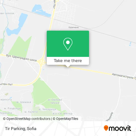 Карта Tir Parking