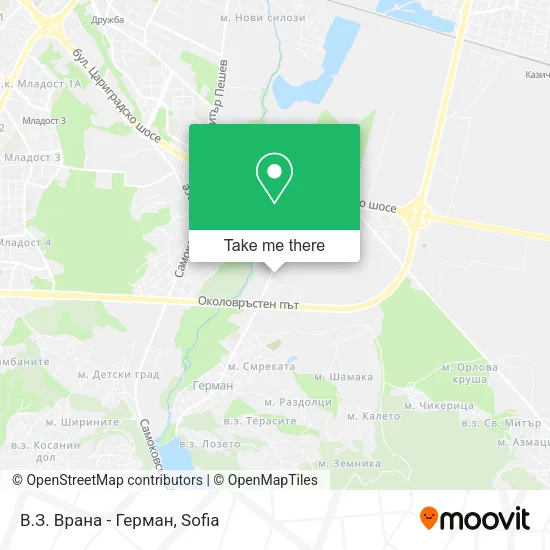 Карта В.З. Врана - Герман