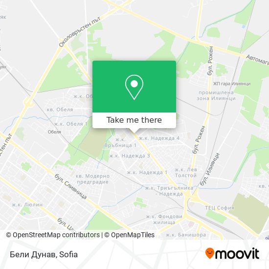 Бели Дунав map