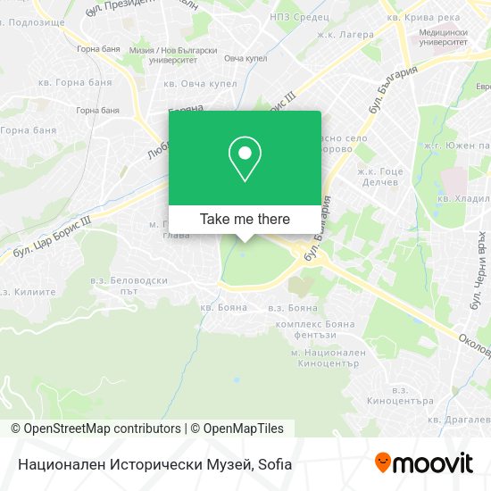 Национален Исторически Музей map