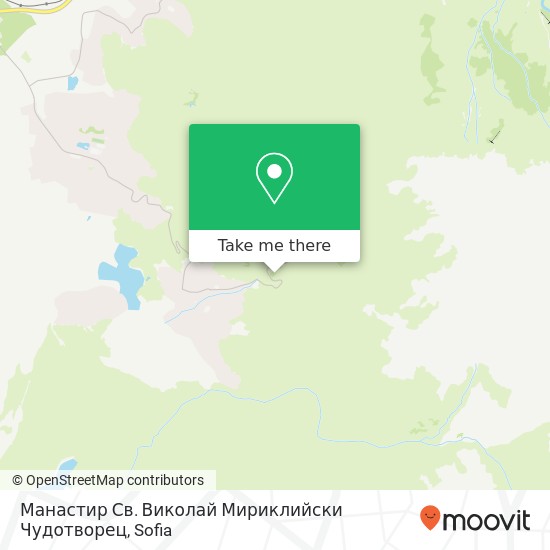 Манастир Св. Виколай Мириклийски Чудотворец map