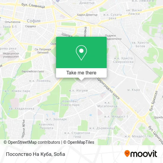 Карта Посолство На Куба