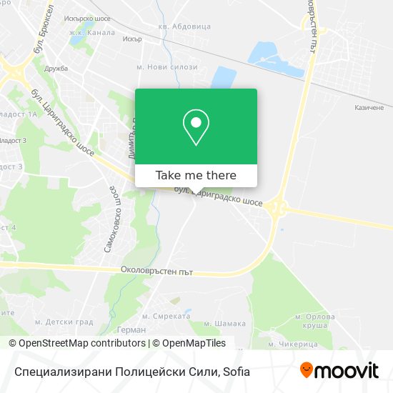 Специализирани Полицейски Сили map