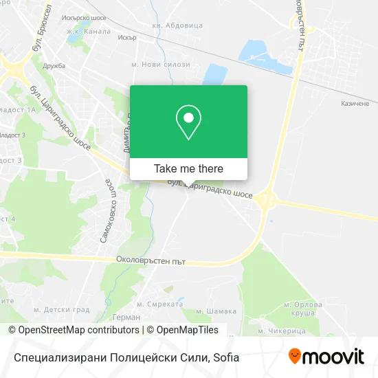 Карта Специализирани Полицейски Сили