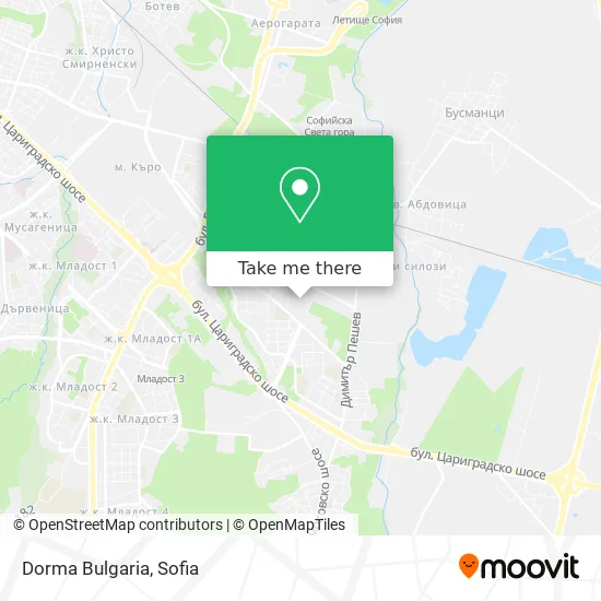 Карта Dorma Bulgaria