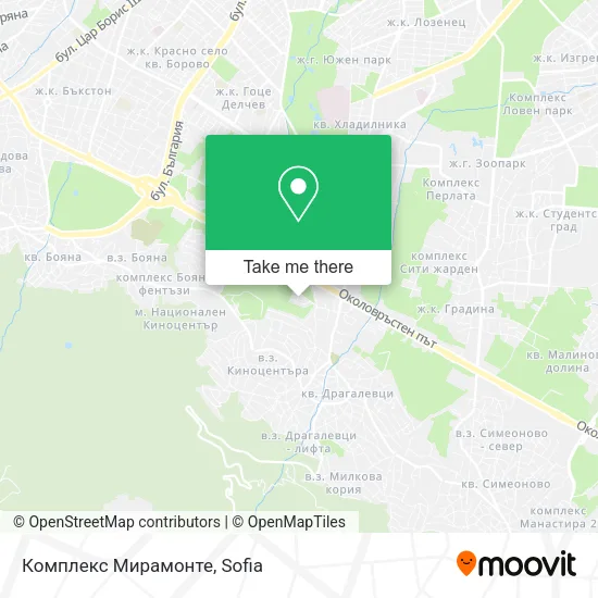 Карта Комплекс Мирамонте