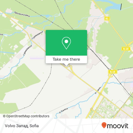 Volvo Запад map