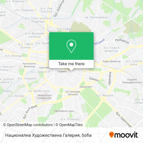 Карта Национална Художествена Галерия