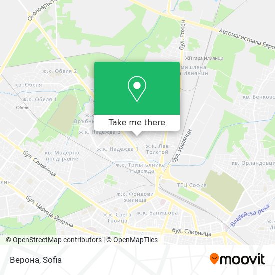 Верона map
