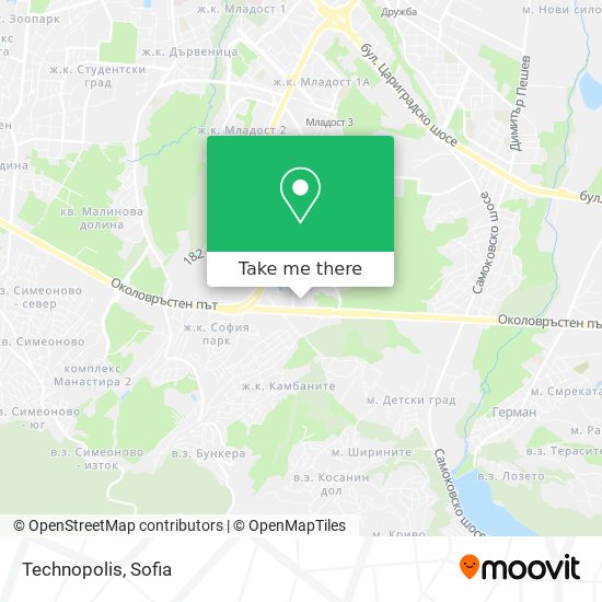 Technopolis map