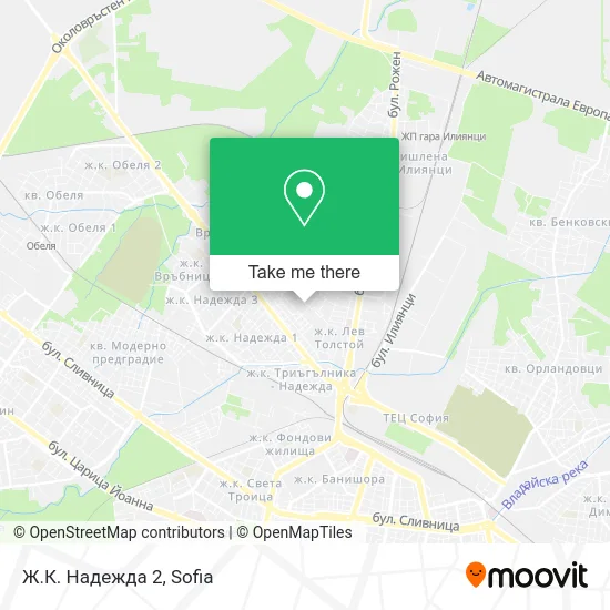 Карта Ж.К. Надежда 2