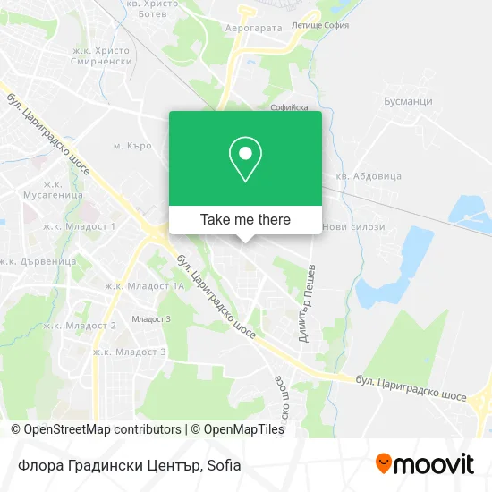 Карта Флора Градински Център