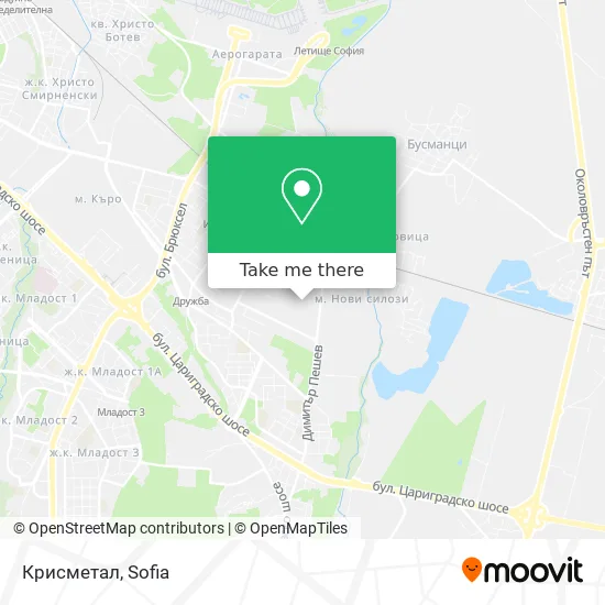 Карта Крисметал