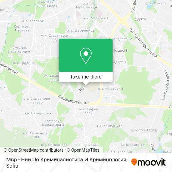 Карта Мвр - Нии По Криминалистика И Криминология