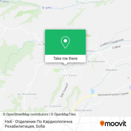 Карта Нкб - Отделение По Кардиологична Рехабилитация