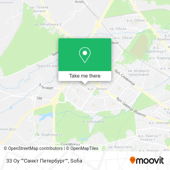 Карта 33 Оу ""Санкт Петербург""