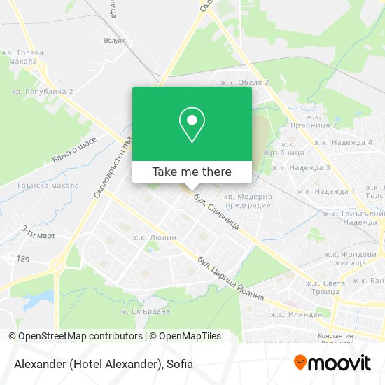 Alexander (Hotel Alexander) map
