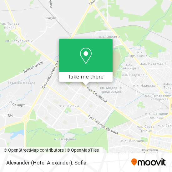 Alexander (Hotel Alexander) map