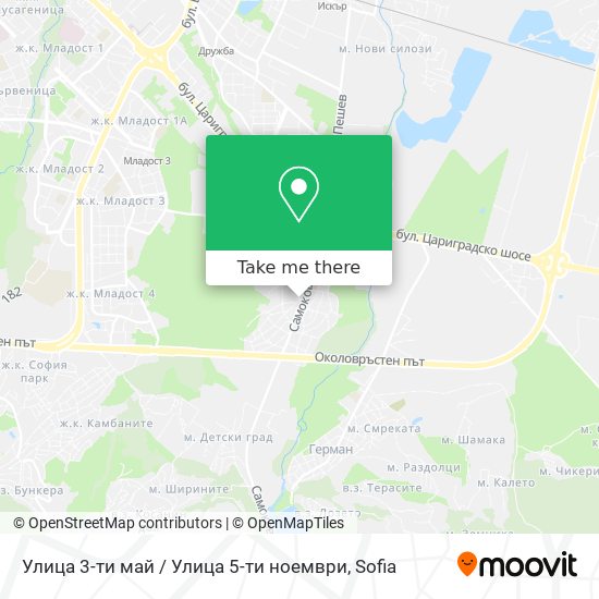 Улица 3-ти май / Улица 5-ти ноември map