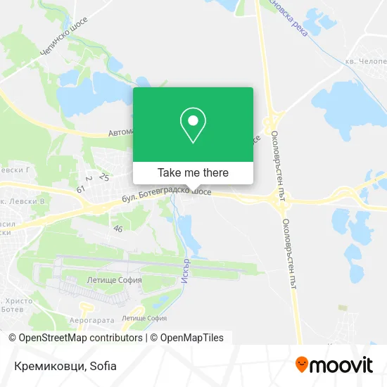 Карта Кремиковци