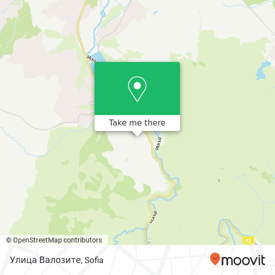 Улица Валозите map