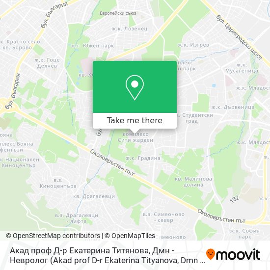 Карта Акад проф Д-р Екатерина Титянова, Дмн - Невролог