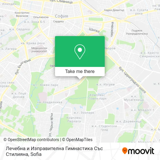 Карта Лечебна и Изправителна Гимнастика Със Стилияна