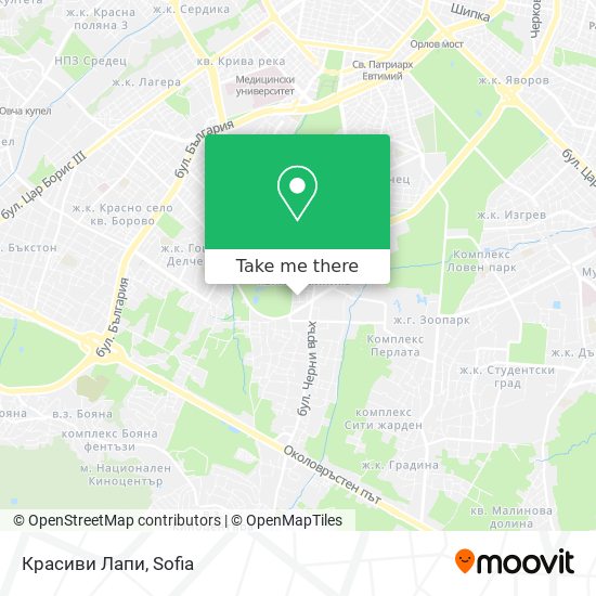 Карта Красиви Лапи