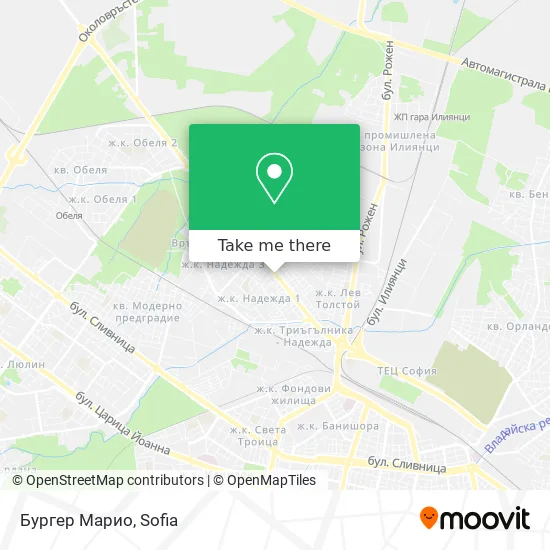 Карта Бургер Марио