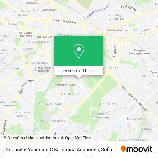 Здрави и Успешни С Катерина Ананиева map