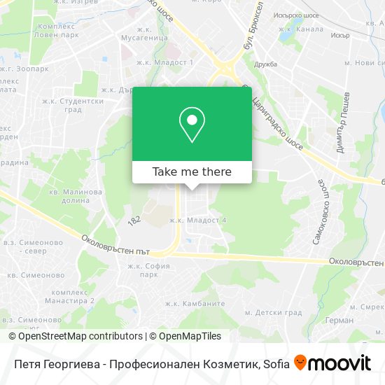 Петя Георгиева - Професионален Козметик map