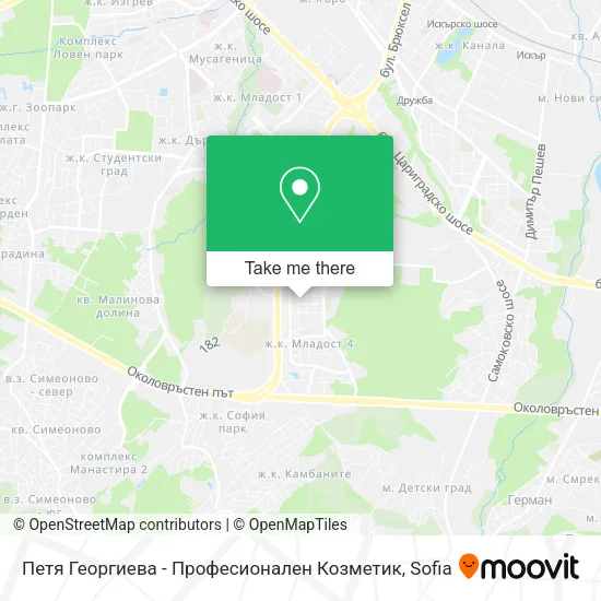 Карта Петя Георгиева - Професионален Козметик