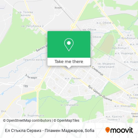 Ел Стъкла Сервиз - Пламен Маджаров map