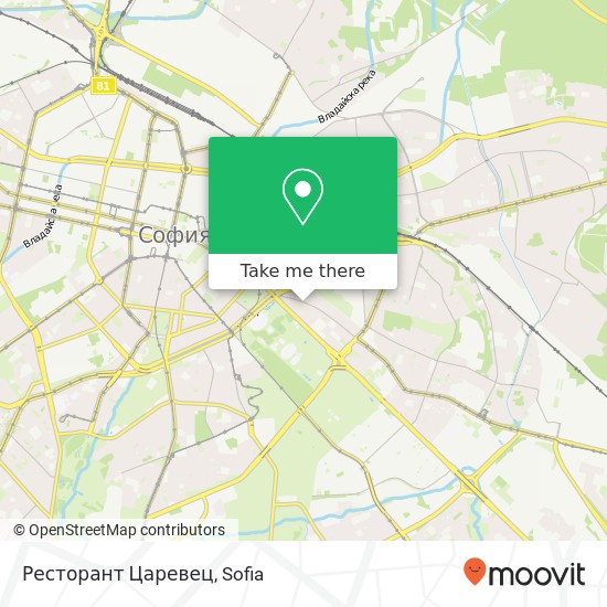 Ресторант Царевец map