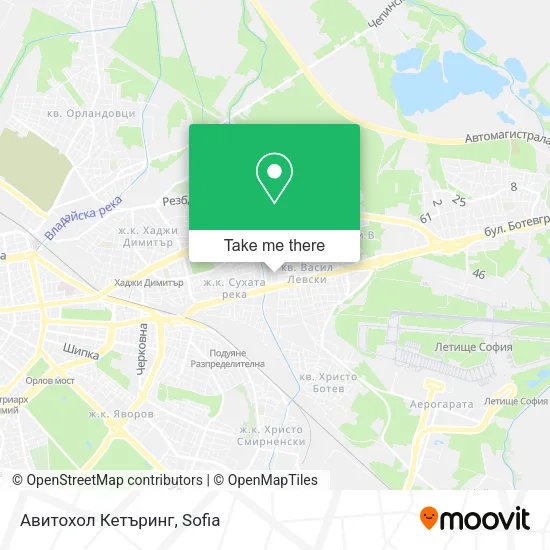 Карта Авитохол Кетъринг