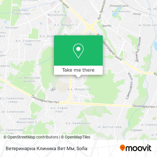 Ветеринарна Клиника Вет Мм map