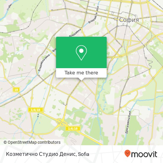 Козметично Студио Денис map