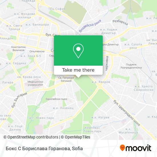 Бокс С Борислава Горанова map