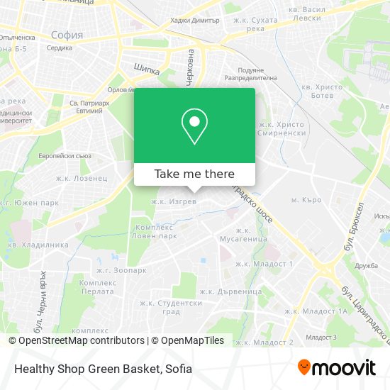 Healthy Shop Green Basket map