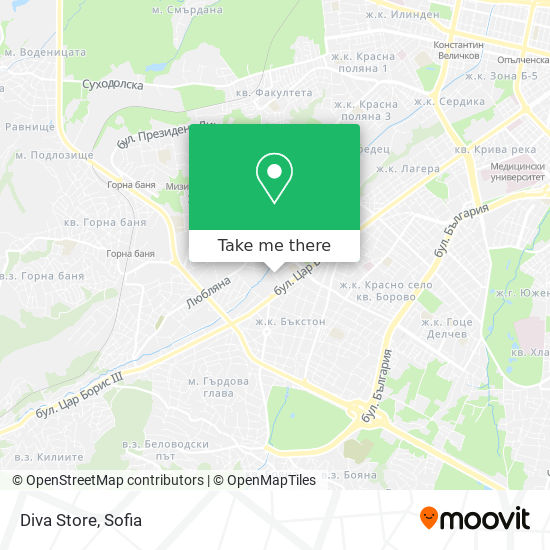 Diva Store map