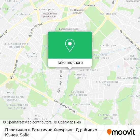 Карта Пластична и Естетична Хирургия - Д-р Живко Кънев