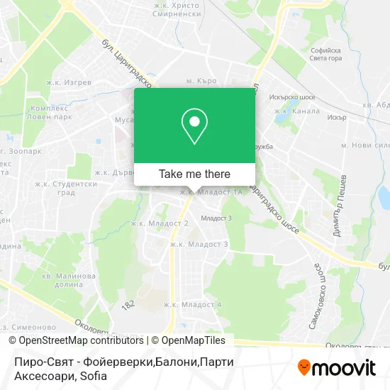 Карта Пиро-Свят - Фойерверки,Балони,Парти Аксесоари