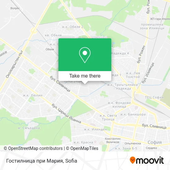 Карта Гостилница при Мария