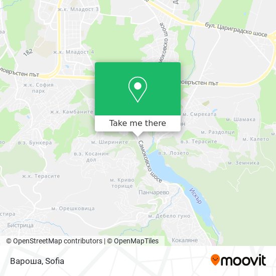 Вароша map