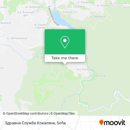 Здравна Служба Кокаляне map