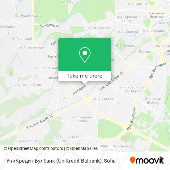 УниКредит Булбанк (UniKredit Bulbank) map